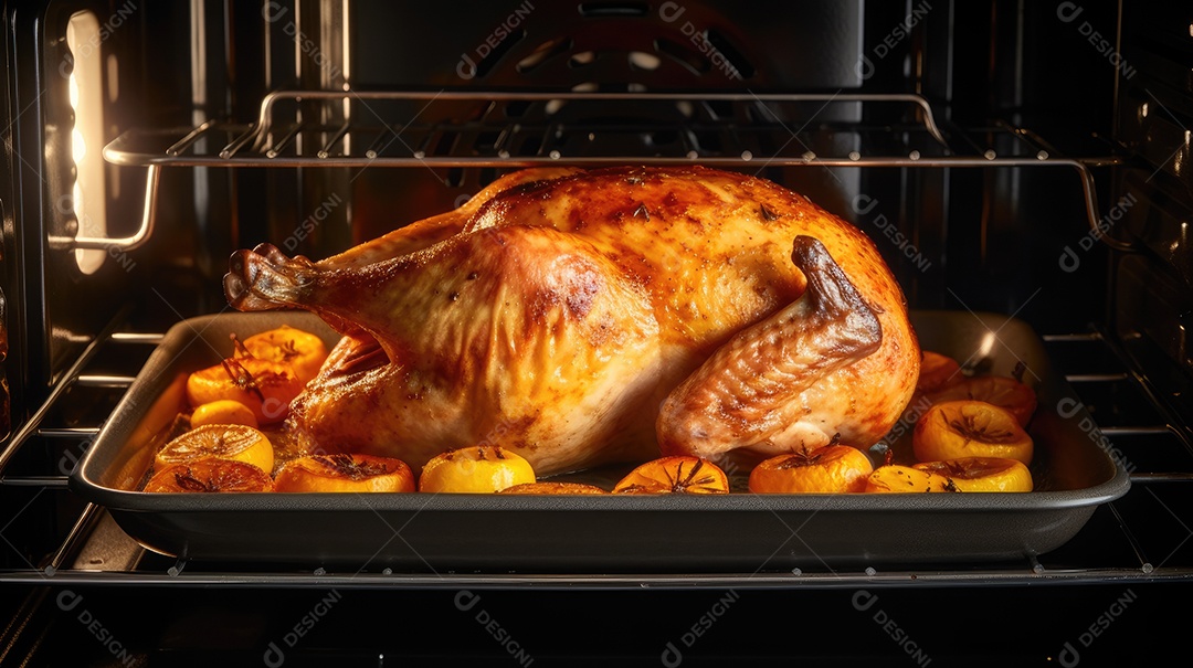 Frango assado delicioso