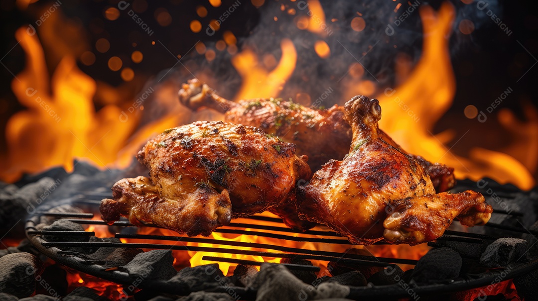 Frango assado delicioso