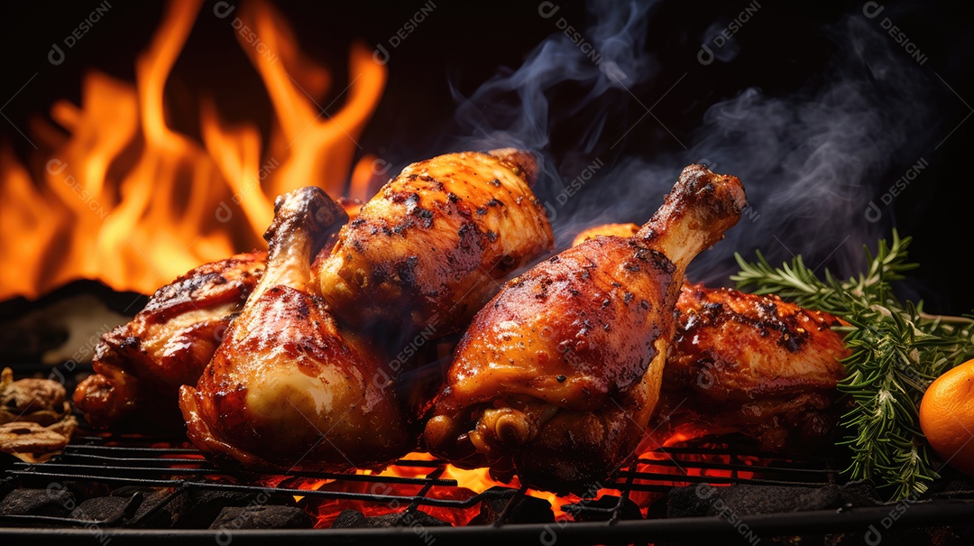 Frango assado delicioso