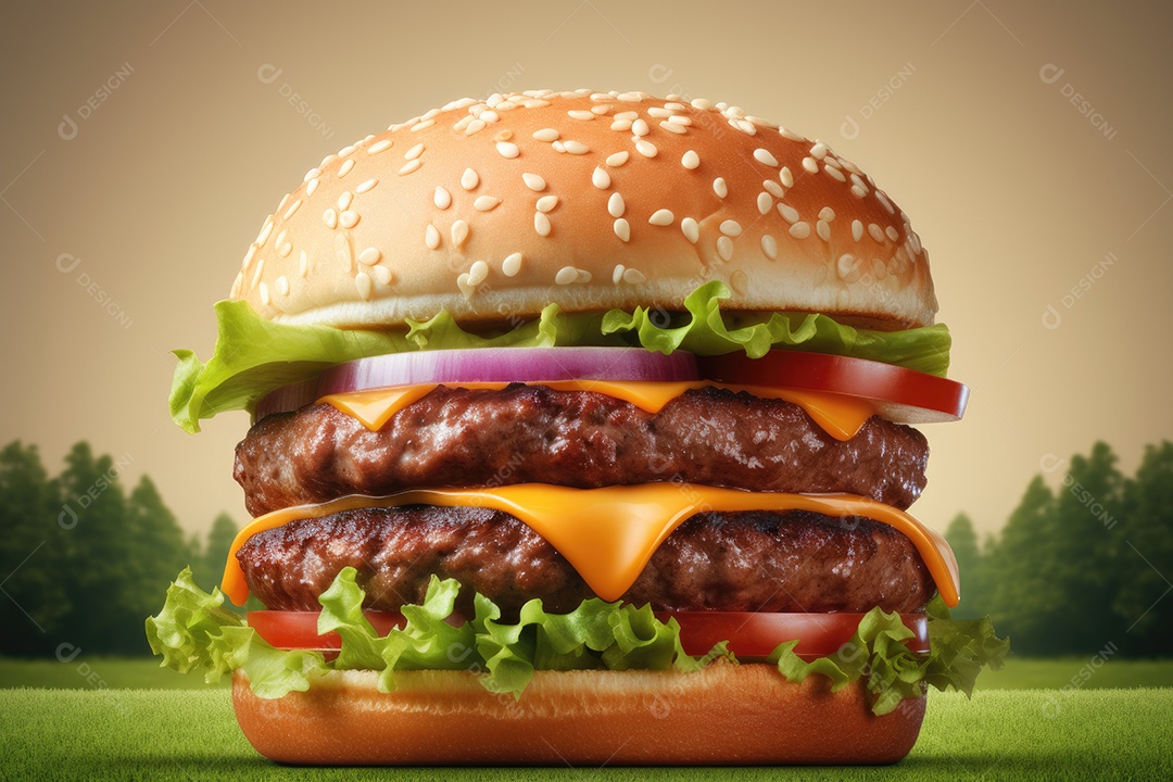 Hambúrguer delicioso