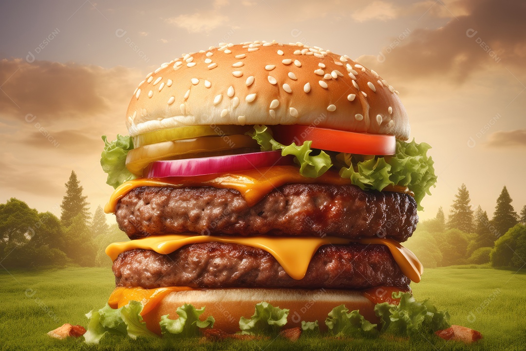 Hambúrguer delicioso