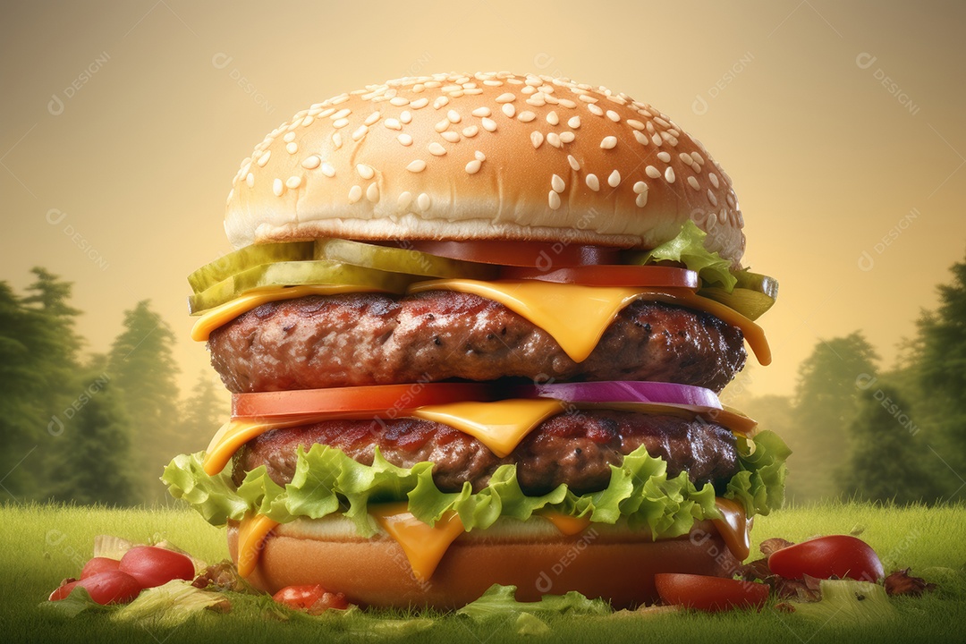 Hambúrguer delicioso