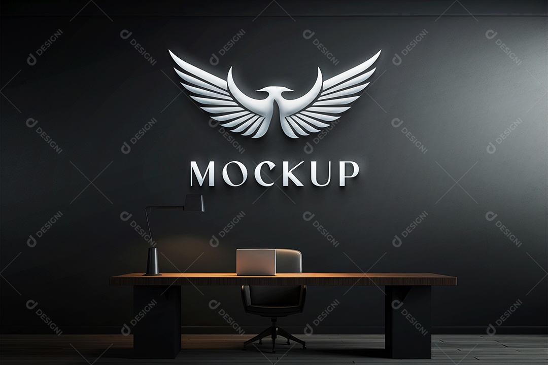 Modelo Mockup de Empresa PSD Editável