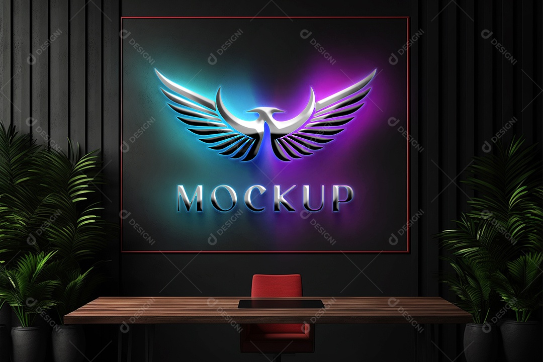 Modelo Mockup de Empresa PSD Editável