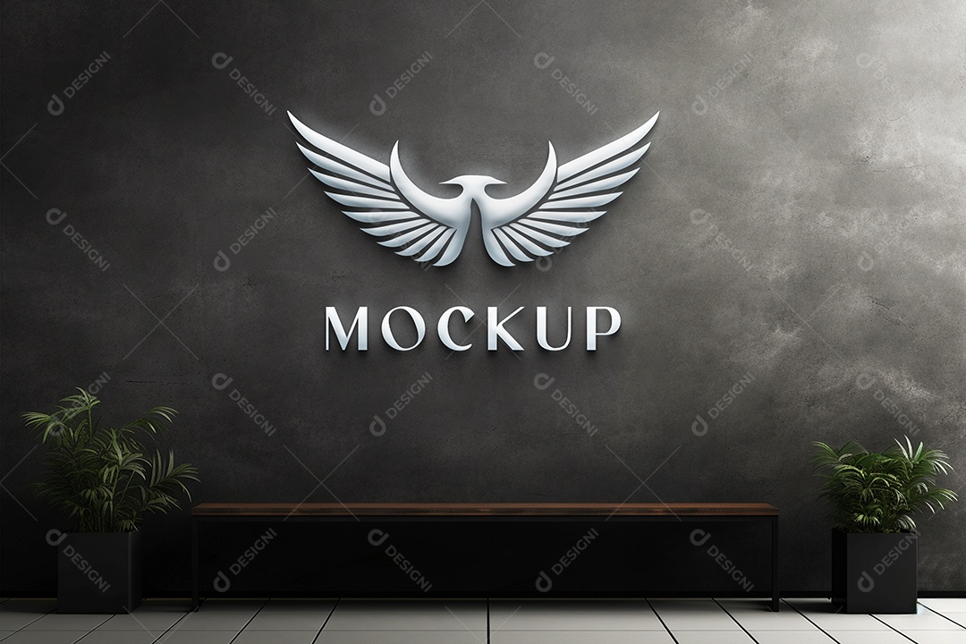 Modelo Mockup de Empresa PSD Editável