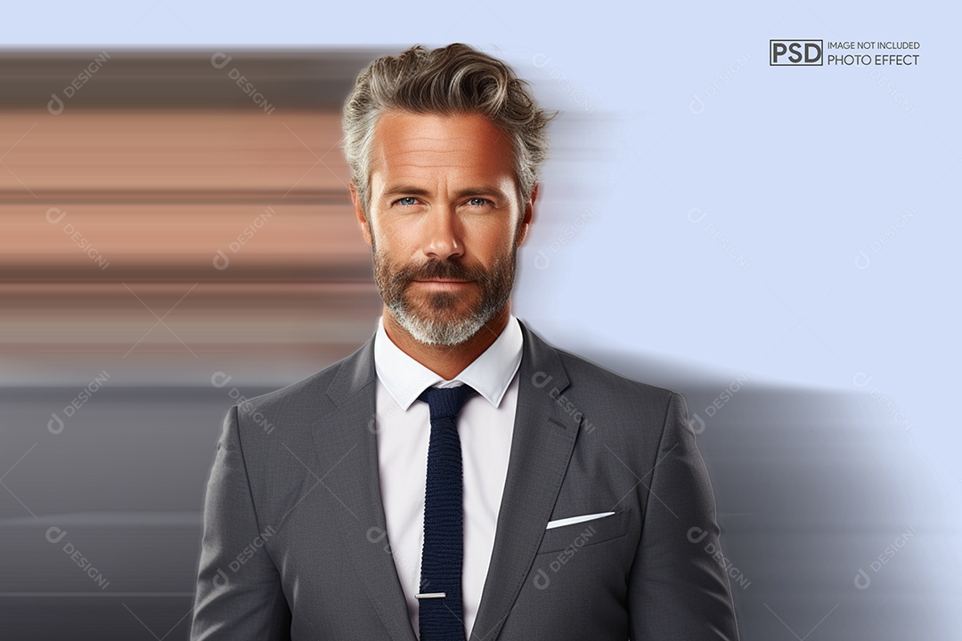 Homem De Negócios IA generativa Para Composição PSD