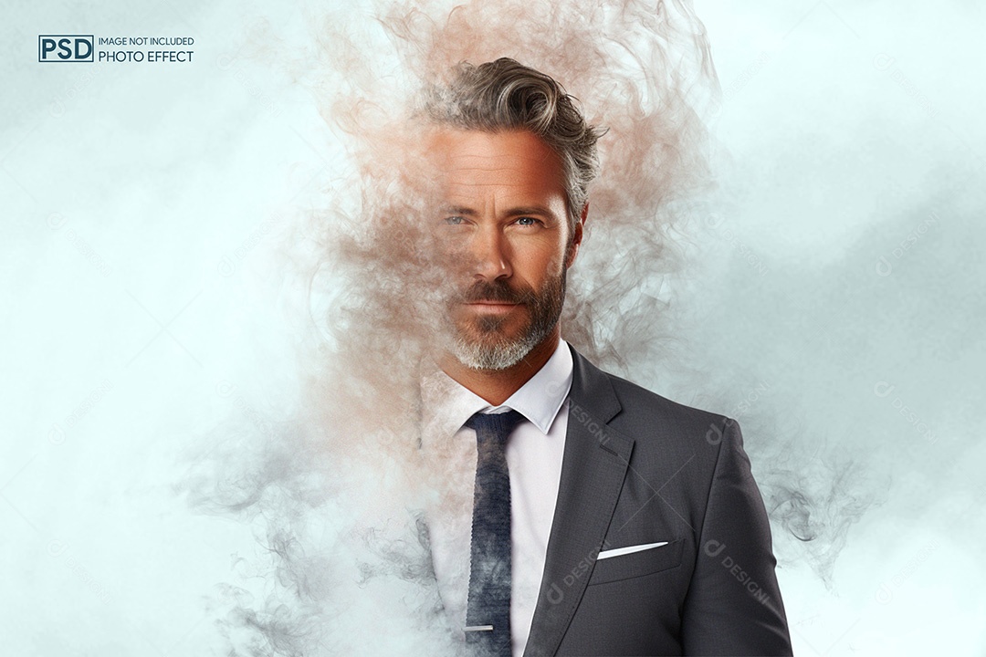 Homem De Negócios IA generativa Para Composição PSD