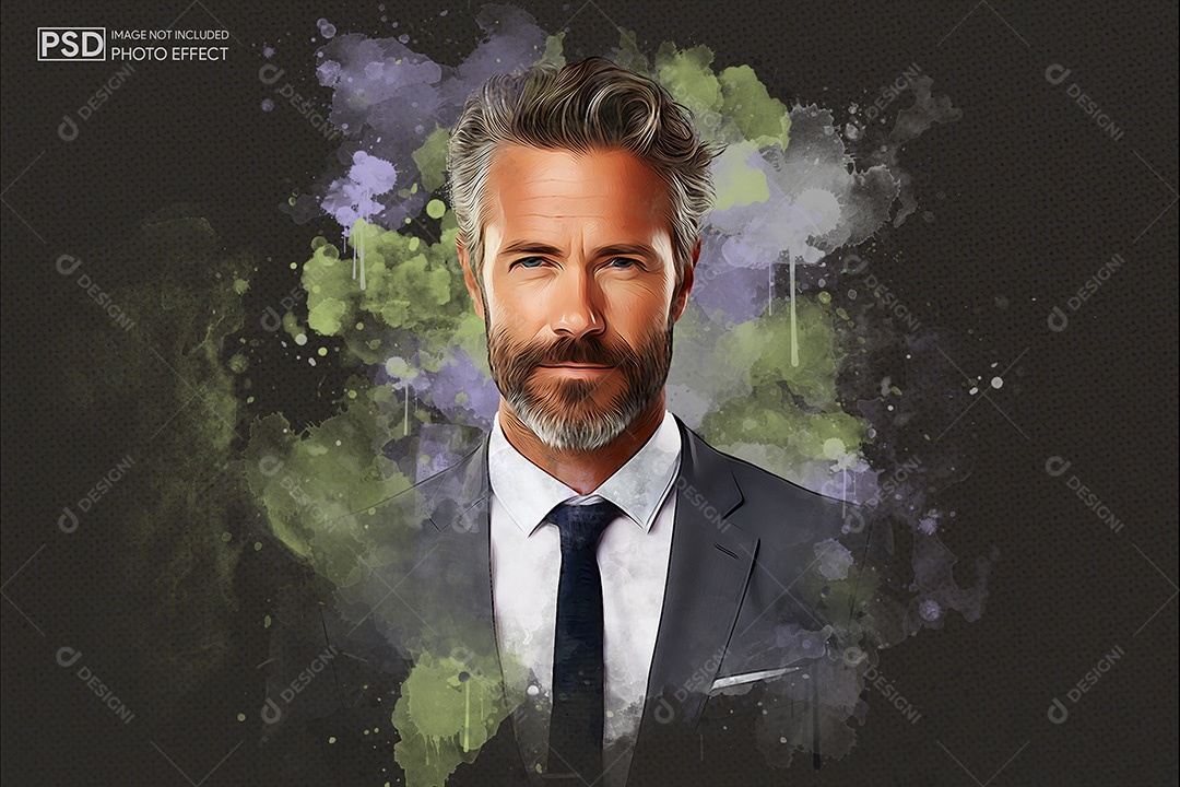 Homem De Negócios IA generativa Para Composição PSD