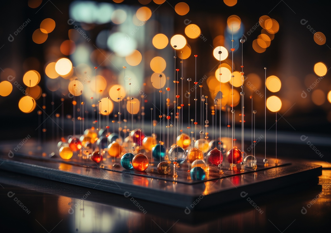 Gráfico de estratégia de perspectiva de negócios, castiçal do mercado de ações