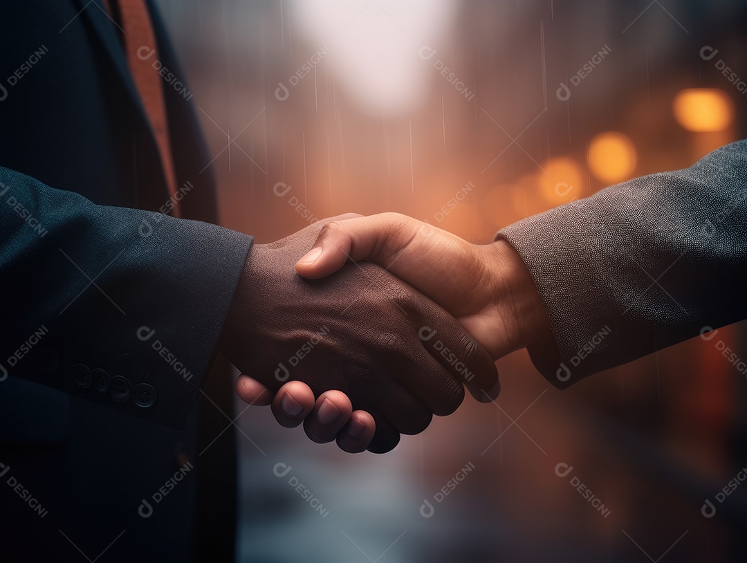 Pessoas de negócios apertando as mãos, terminando a reunião. Aperto de mão de empresários bem sucedidos depois de um bom negócio.