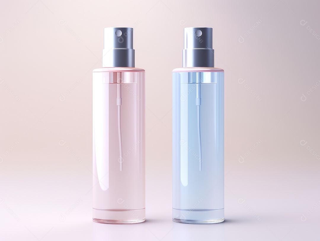 Maquetes de produtos cosméticos em campo fresco. Antecedentes para apresentação de cosméticos.