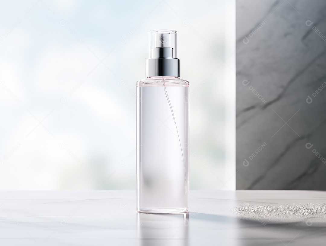 Maquetes de produtos cosméticos em campo fresco. Antecedentes para apresentação de cosméticos.