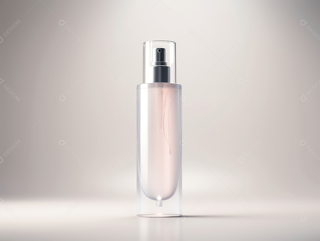 Maquetes de produtos cosméticos em campo fresco. Antecedentes para apresentação de cosméticos.