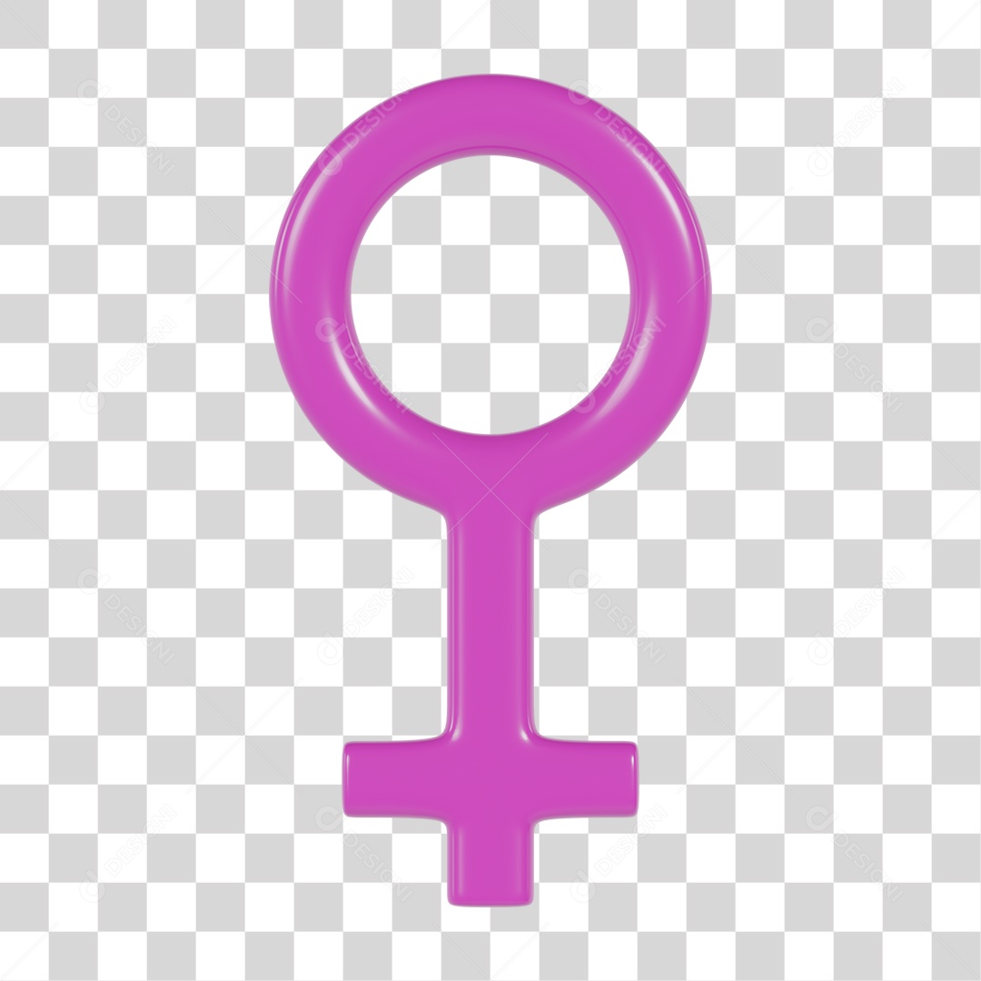 Símbolo De Gênero Feminino PNG Transparente