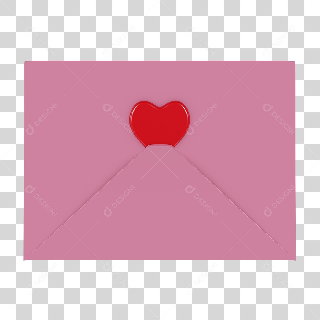 Dia dos Namorados Carta PNG Transparente