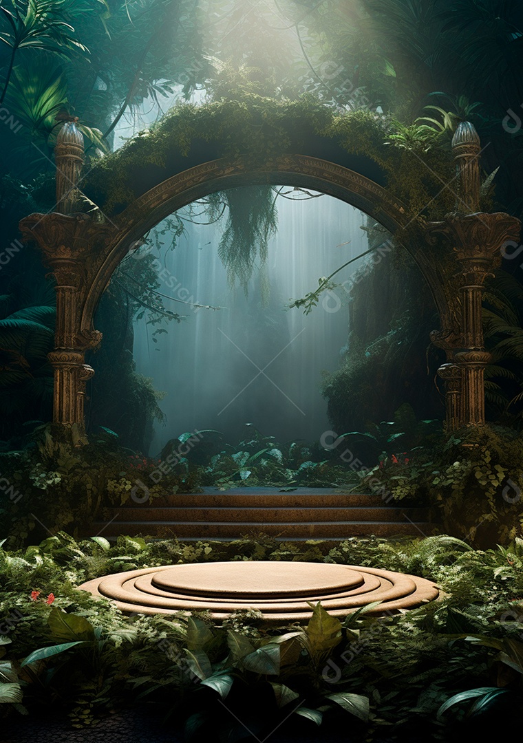 Fundo detalhado de folhagens e plantas, cenas rústicas e interiores