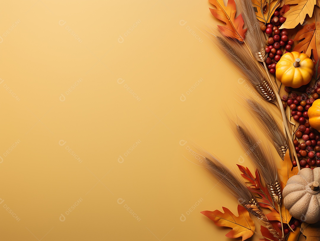 Feliz feriado de ação de graças comemora fundo, para cartão de felicitações