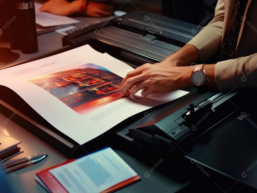 Mãos de empresários que trabalham com documentos, equipe de negócios