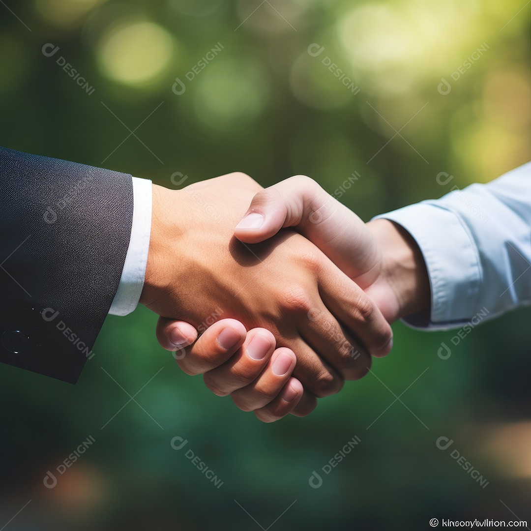 Pessoas de negócios apertando as mãos, terminando a reunião. Bem-sucedido