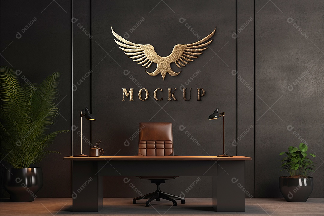 Modelo Mockup de Empresa PSD Editável