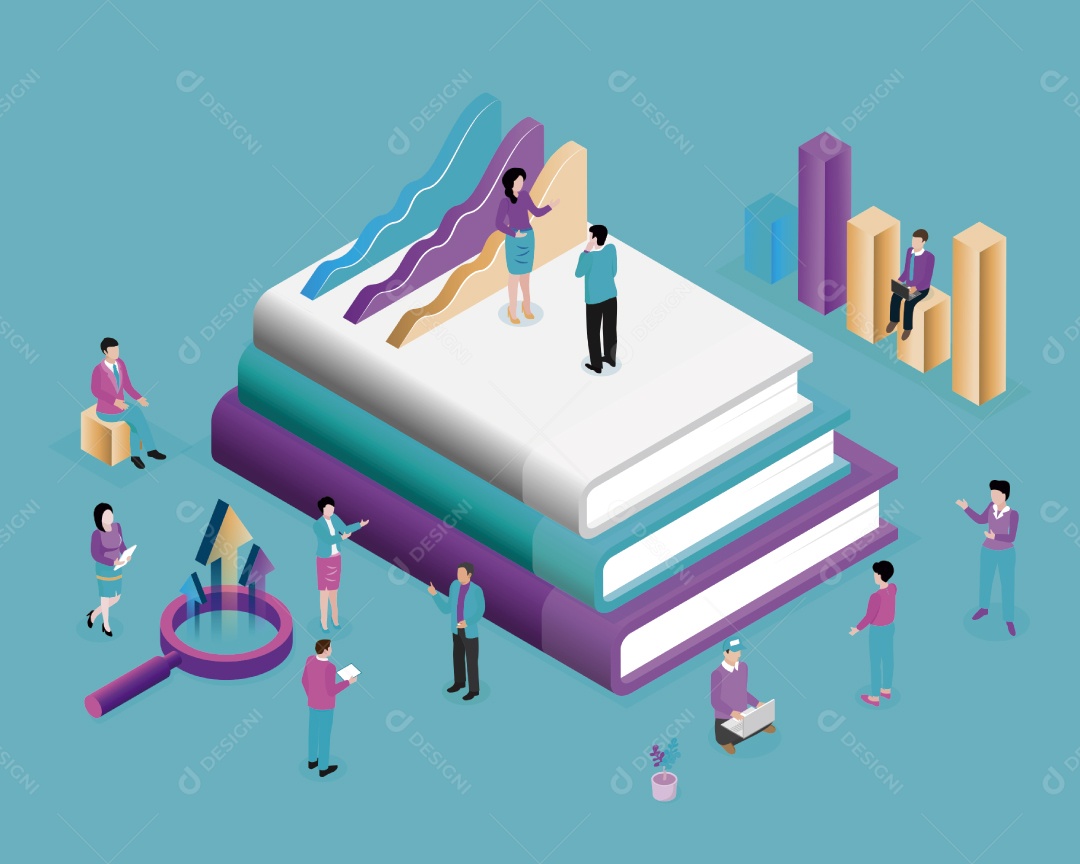 Educação Estudos Ilustração Vetor EPS