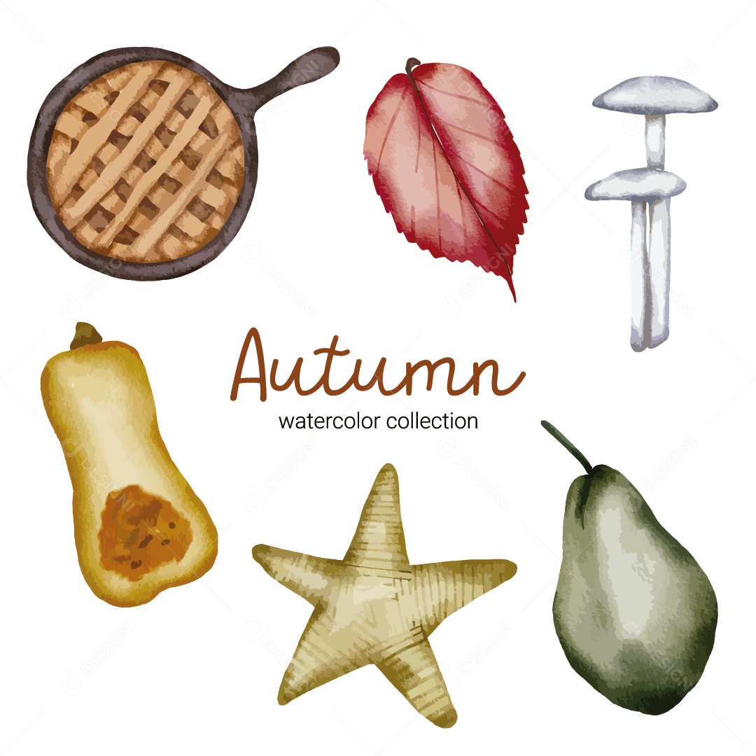 Ilustrações de Outono Vetor EPS