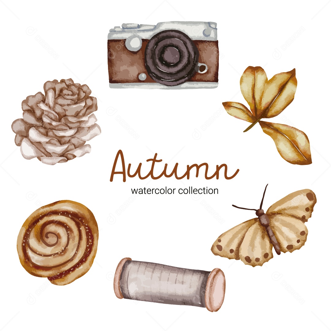 Ilustrações de Outono Vetor EPS