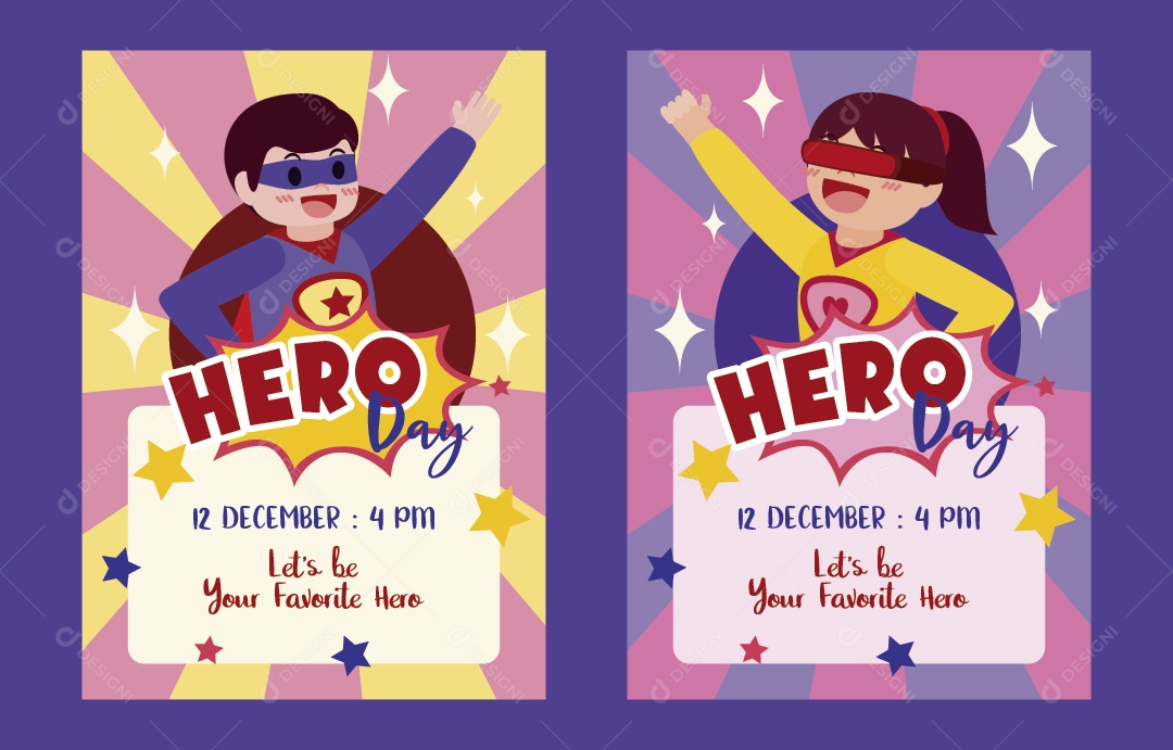 Convite de Aniversario Ilustração Vetor EPS