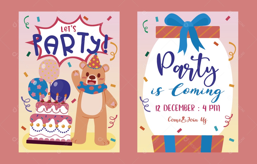 Feliz de Aniversario Ilustração Vetor EPS