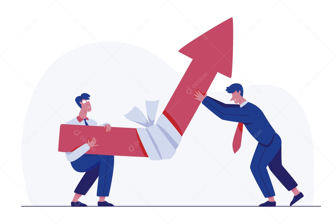 Gestão de Negócios Ilustração Vetor EPS