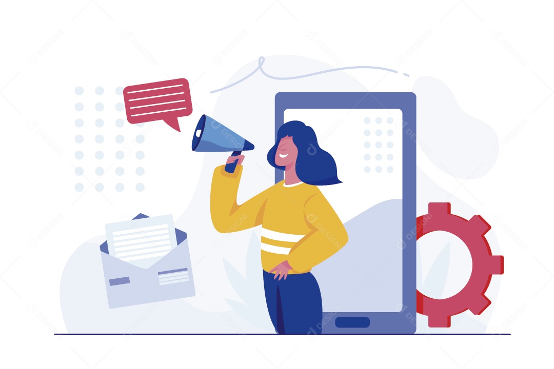 Gestão de Negócios Ilustração Vetor EPS