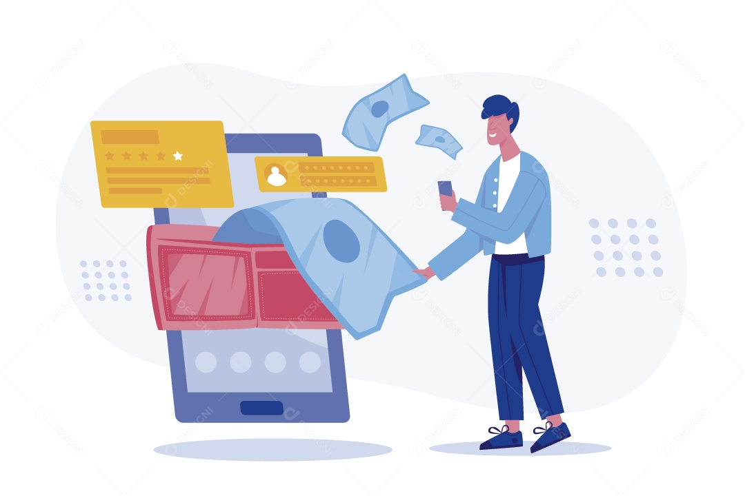 Gestão de Negócios Ilustração Vetor EPS