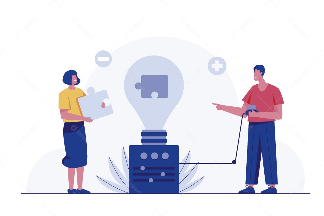 Gestão de Negócios Ilustração Vetor EPS