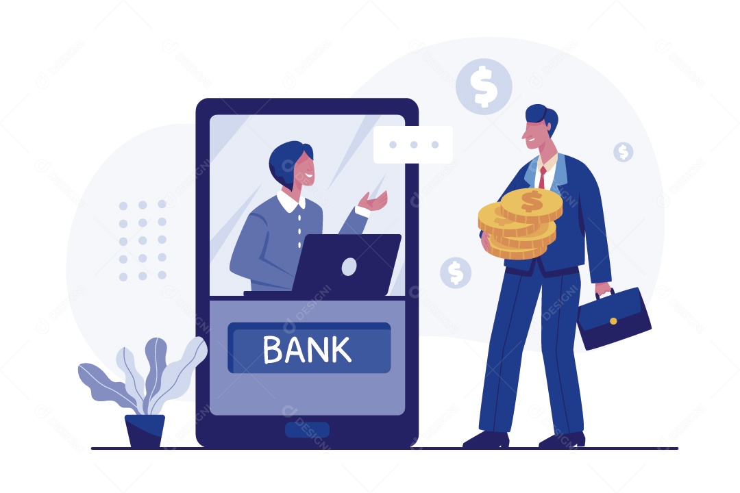 Gestão de Negócios Ilustração Vetor EPS