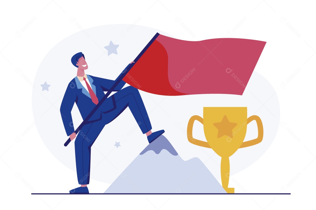 Gestão de Negócios Ilustração Vetor EPS