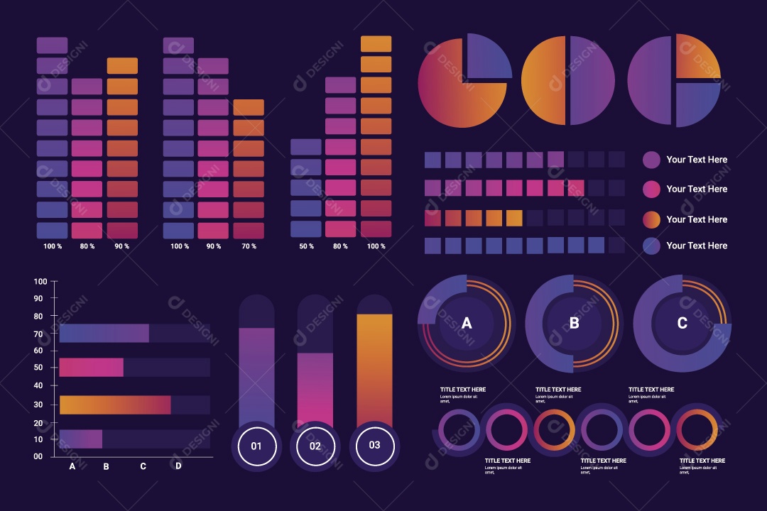 Infográfico Ilustração Vetor EPS