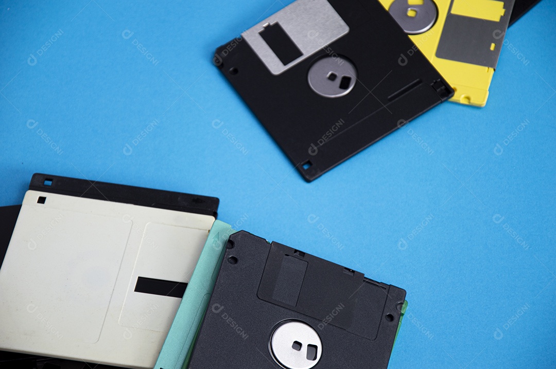 Os disquetes eram populares em todo o mundo na década de 90