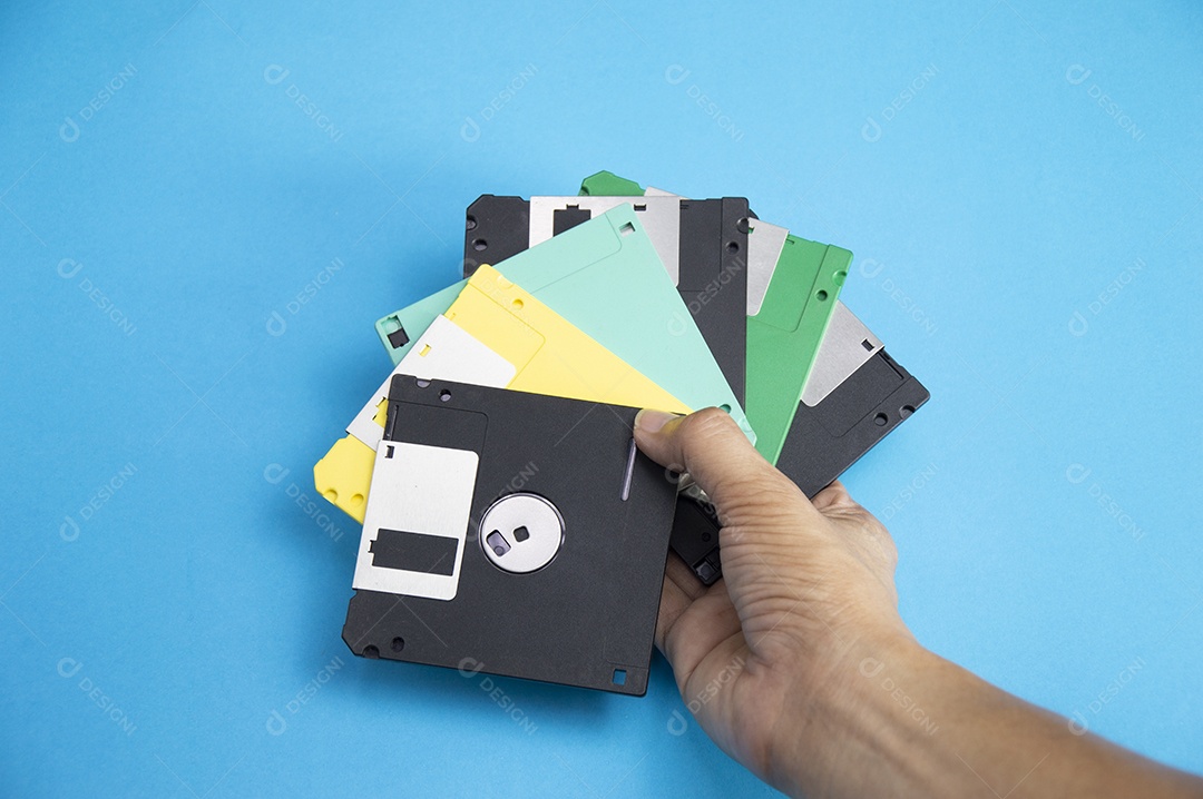 Os disquetes eram populares em todo o mundo na década de 90