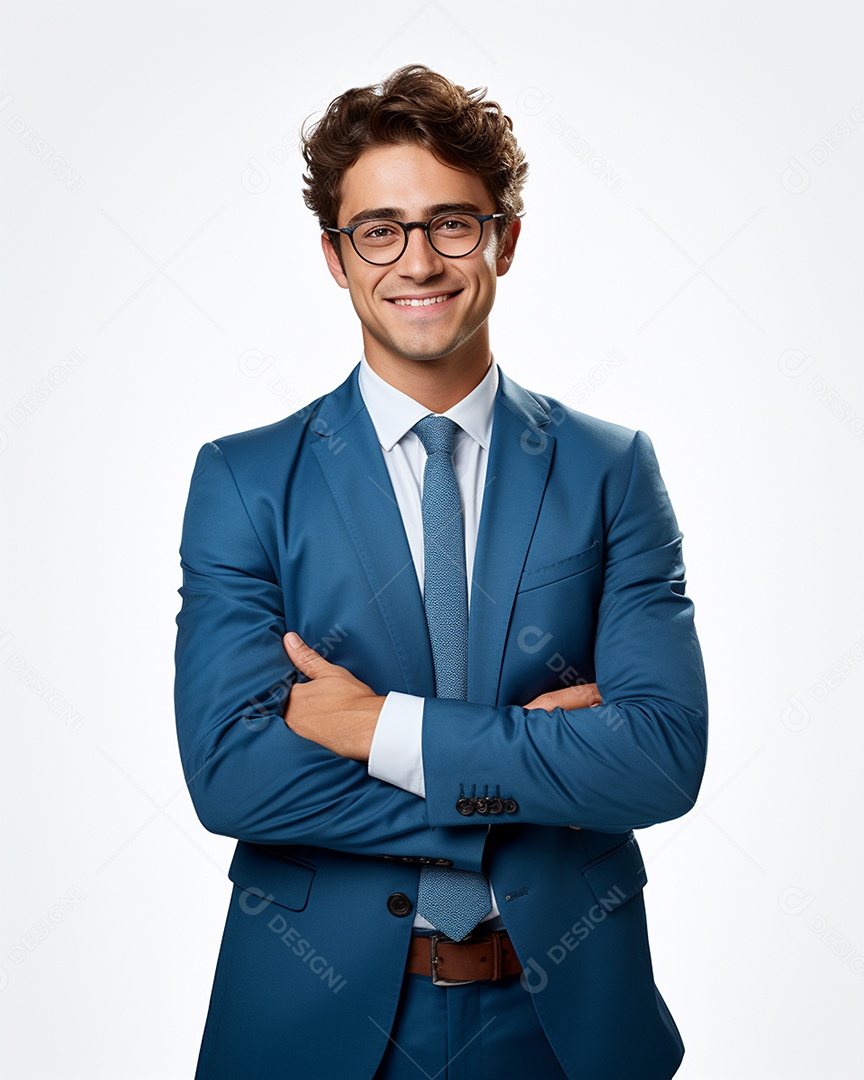 Imagem realista de homem jovem empresário