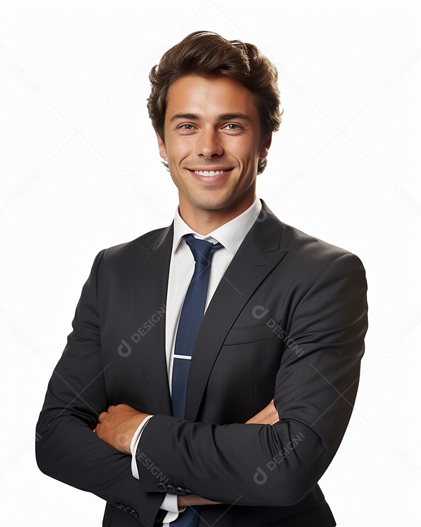 Imagem realista de homem jovem empresário