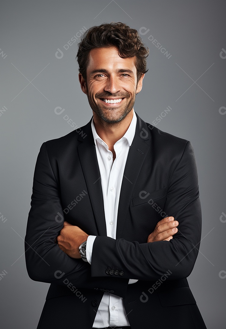 Imagem realista de homem jovem empresário