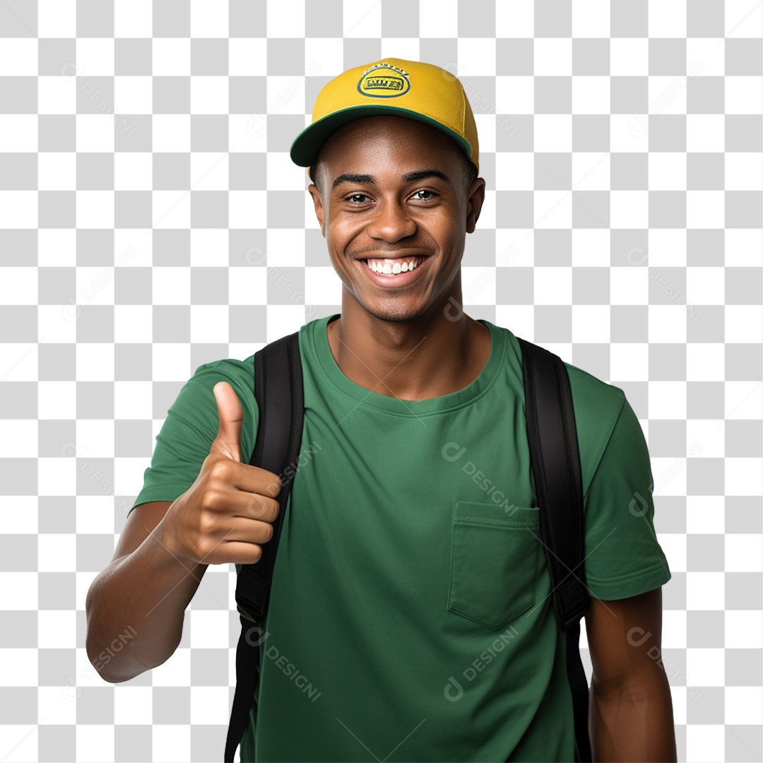 Homem Sorrindo Feliz PNG Transparente