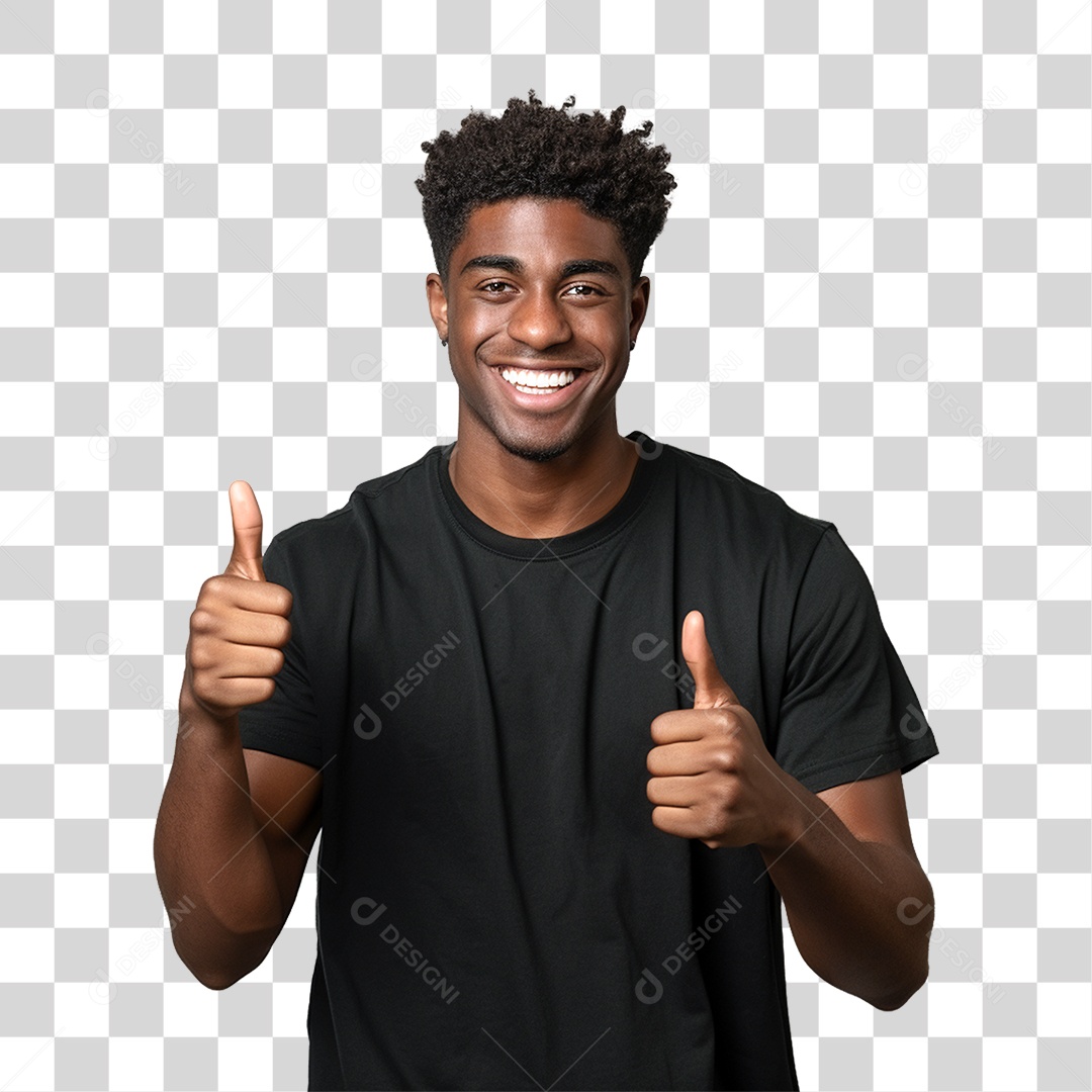 Homem Sorrindo Feliz PNG Transparente