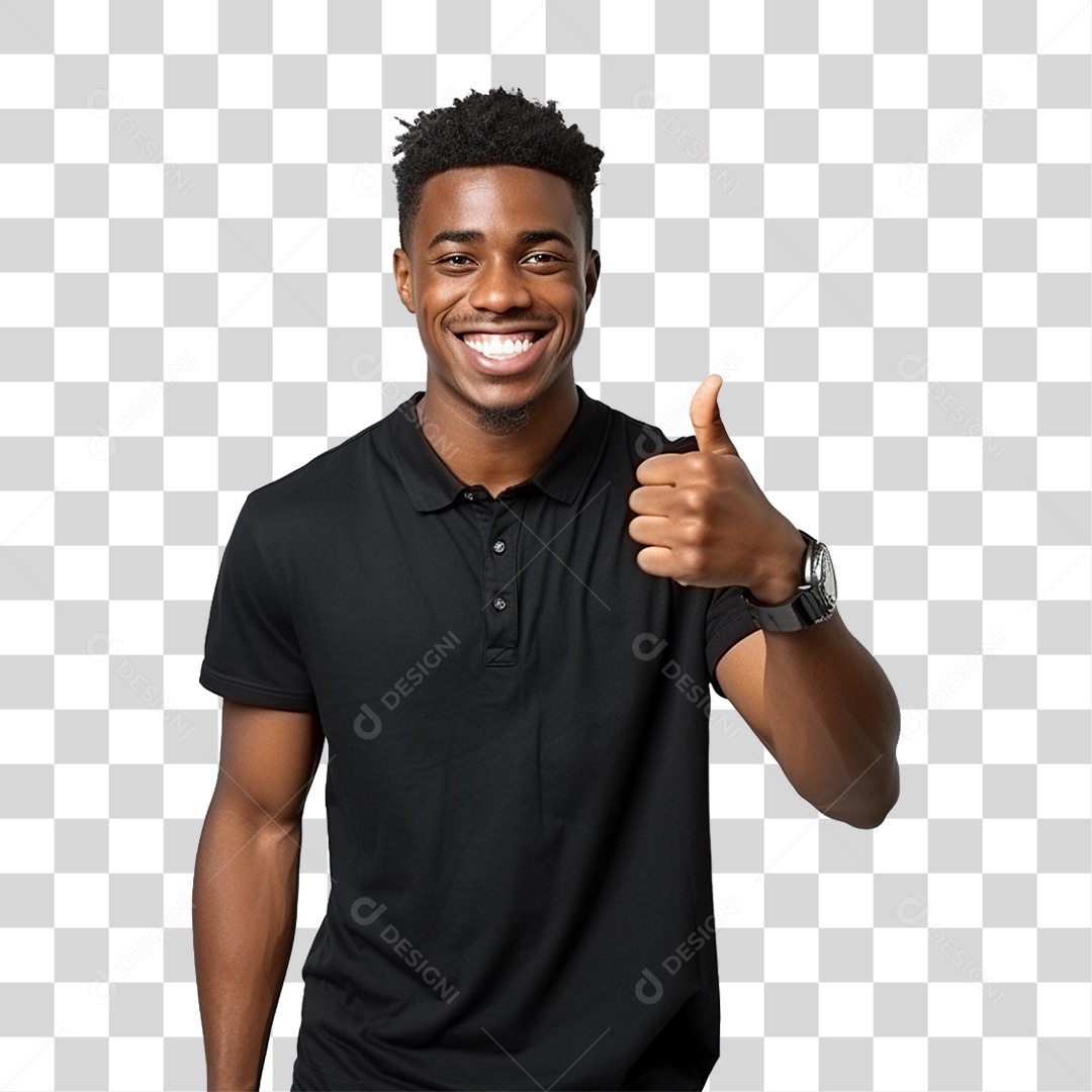 Homem Sorrindo Feliz PNG Transparente