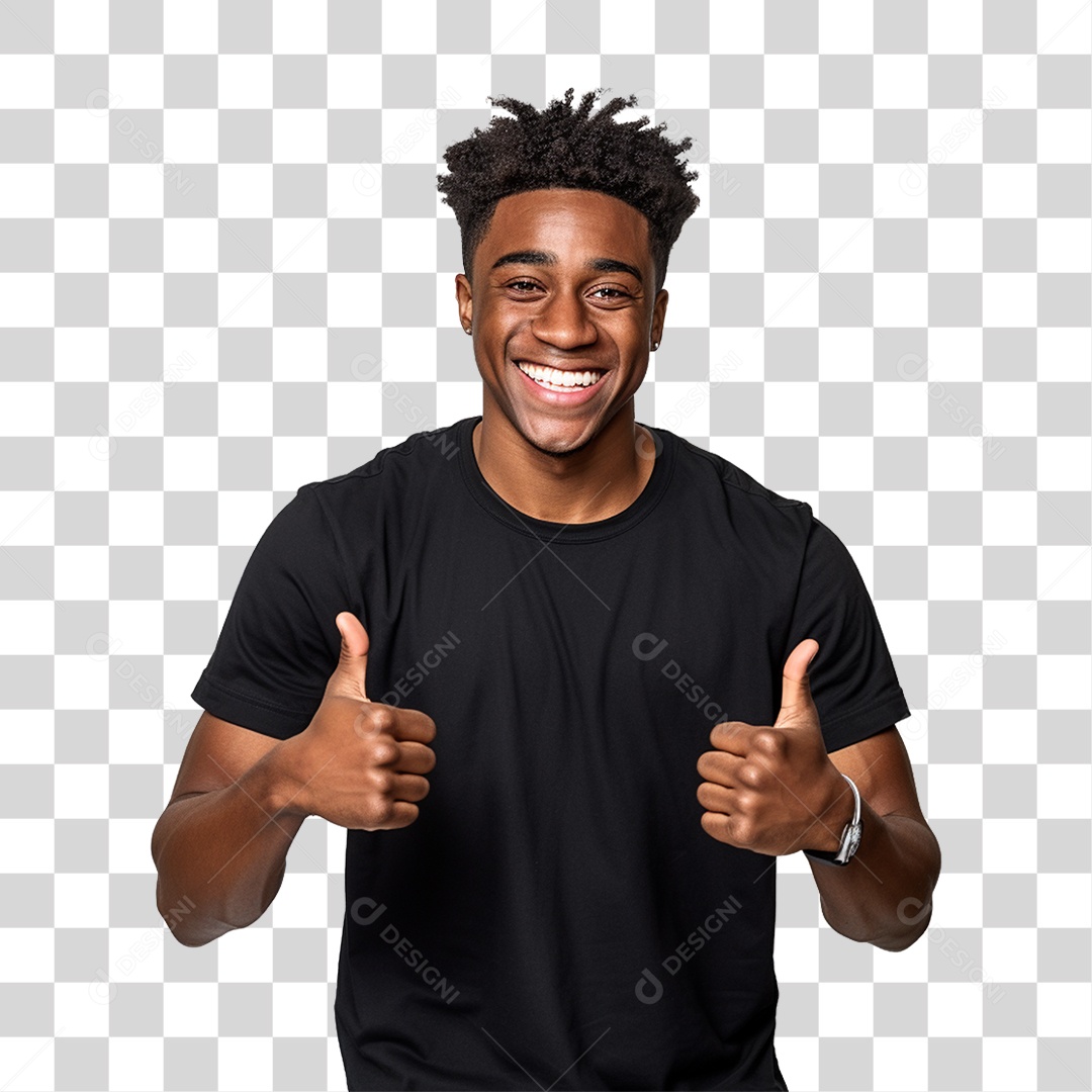 Homem Sorrindo Feliz PNG Transparente