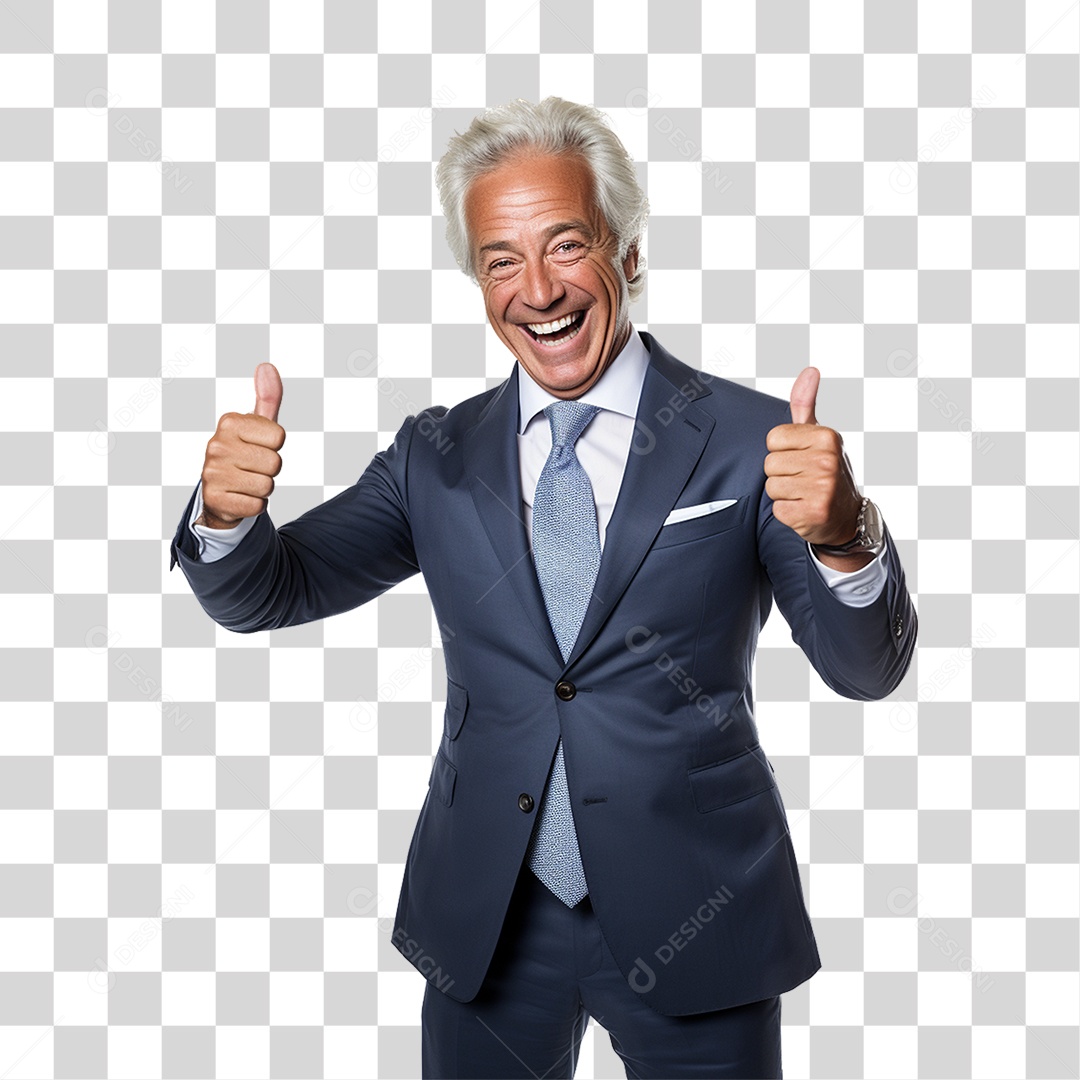 Homem Empresário de Terno PNG Transparente