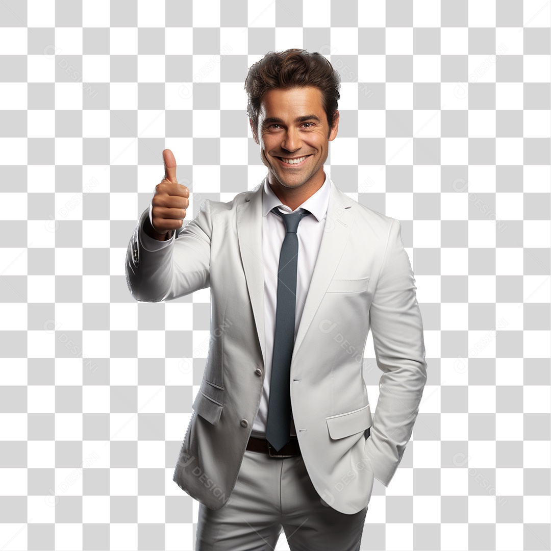 Businessman in Transparent PNG Suit