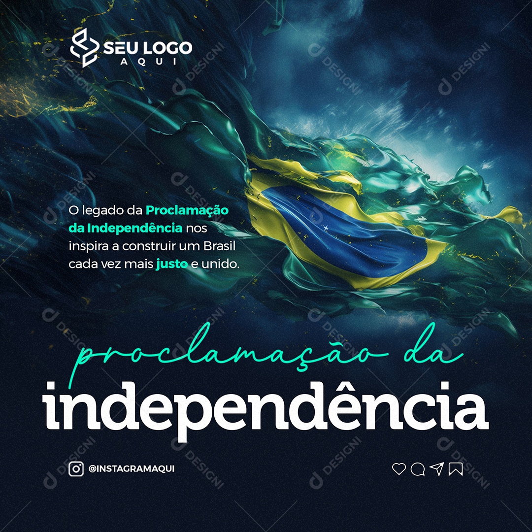 Social Media Proclamação Da Independência PSD Editável