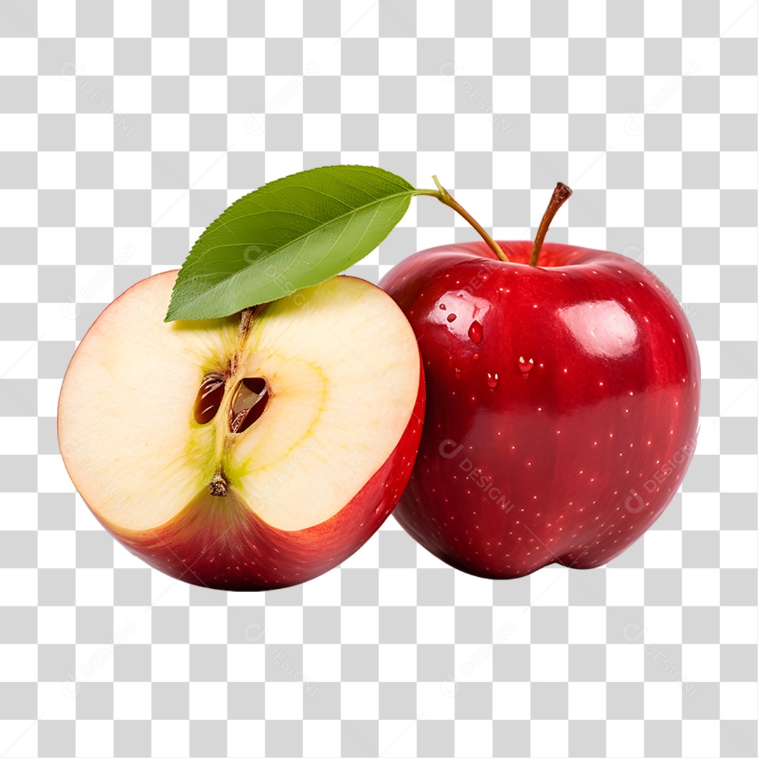 Fruta Maçã PNG Transparente