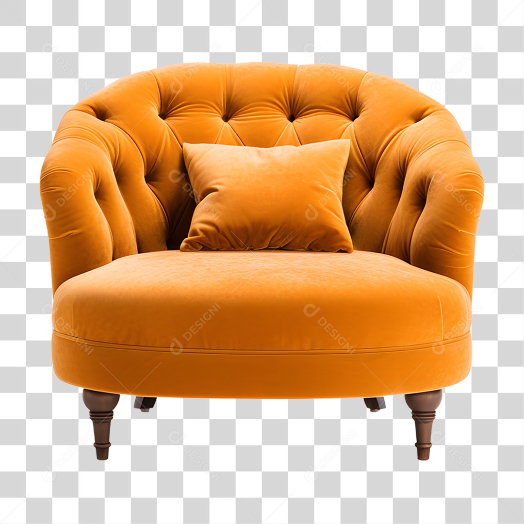 Sofá Poltronas PNG Transparente